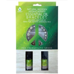 Pursonic Natural Aromatherapy Essential Oil Lava Stone Bracelet